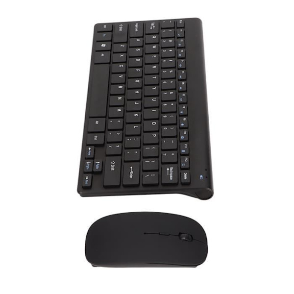 (Svart) Trådlöst tangentbord Mus Combo Trådlöst tangentbord Mus Combo