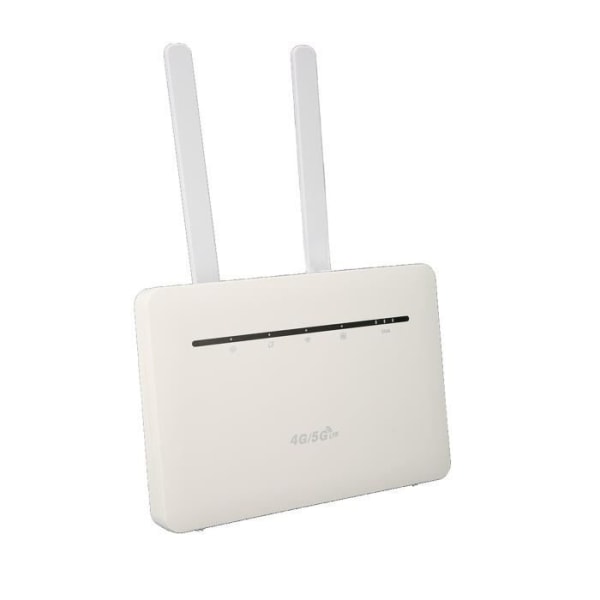 HURRISE Trådbunden WiFi-router 4G WiFi-router, 4 Gigabit Ethernet-portar 4G-router stöder IT-paket EU-kontakt