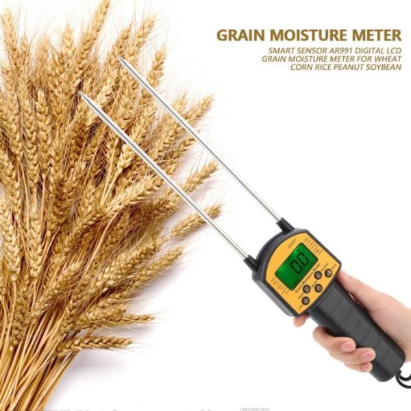 MSA Grain Moisture Meter - Smart Sensor AR991 Digital LCD Grain Moisture Meter