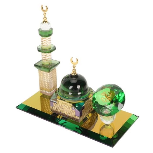 HURRISE Dome Mosque Ornament Muslim Dome Mosque Decoration, Linne Dome Mosque Model Statyette