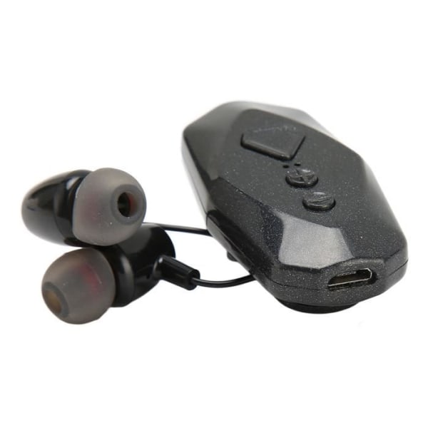 HURRISE Wire-hörlurar med halsbandsklämma Halsbandsklämma Headset, Wire-hörlurar BT 5.2 hörlurar HiFi Stereo video walkman