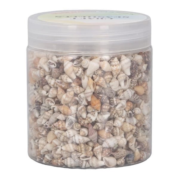HURRISE Tiny Shells 1 burk små blandade snäckskal, blomstervasfyllmedel Gör-det-själv-förbrukningsmaterial