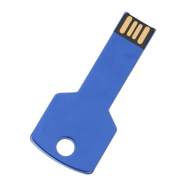HURRISE USB-minnesdisk Blå USB-minne Formad USB-minne USB-minnesdisk Plug and Play Video Piece U Disk 32GB