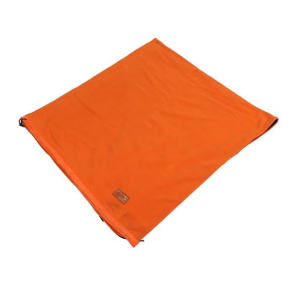 HURRISE Sovsäcksfoder med dragkedja Supertjock Sovsäcksfoder i mjuk fleece Rödaktig orange