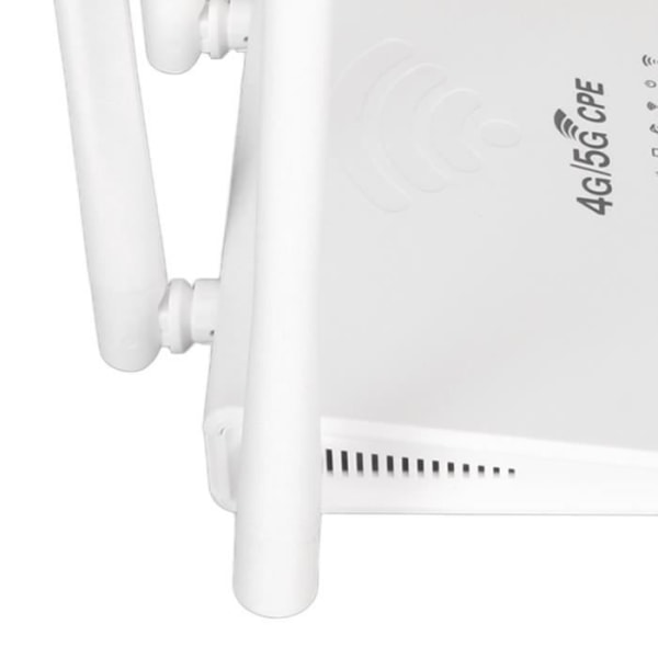 HURRISE Mobile WiFi Router 4G WiFi Router 300Mbps, Standard SIM-kortplats, 4 antenner, Network IT EU Plug