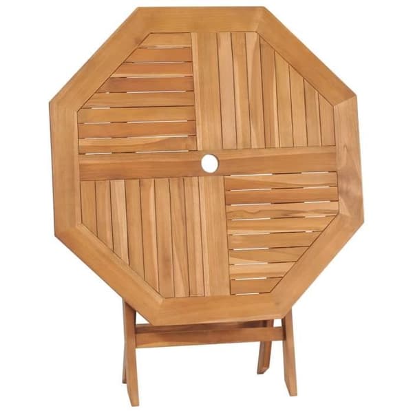 WEI 5-delad uteplats set massiv teak #5