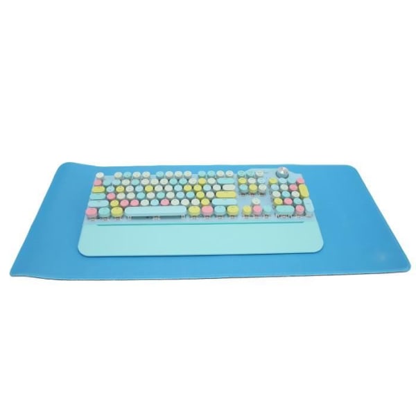HURRISE Gaming Tangentbord Mekaniskt tangentbord 2.4G BT5.1 USB-lägen 107 nycklar Blå kontrollknapp Datortangentbord Blå