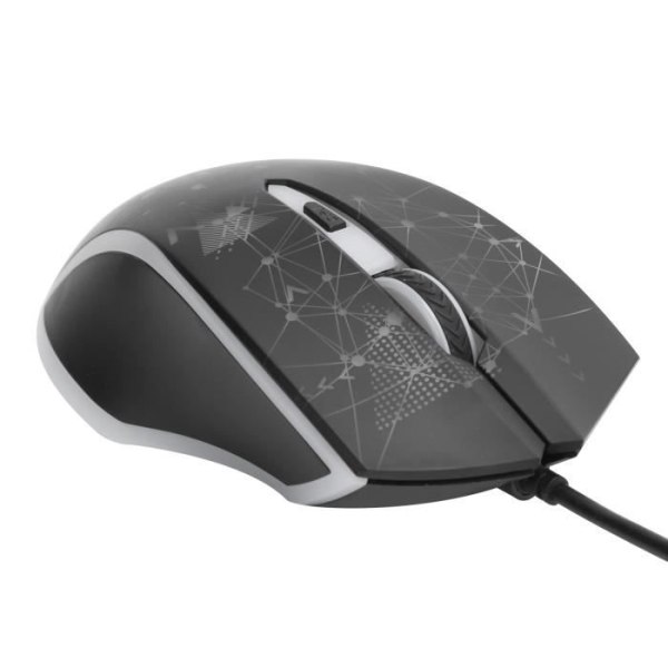 HURRISE Mouse 800-2400 DPI AJAZZ AJ119 Brilliant Wired Gaming Mouse 800-2400 DPI Datormus Tangentbord