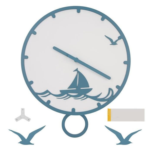 HURRISE The Wall Clock, Enkel stil Tyst väggklocka Sovrum Vardagsrum Kontor Hängande klocka Heminredning deco horloge