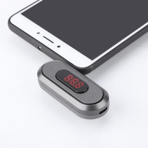 HURRISE-sändare Stödjer senaste FM-frekvensminnesfunktionen Tablet FM-sändare, FM-sändare, för de flesta telefoner
