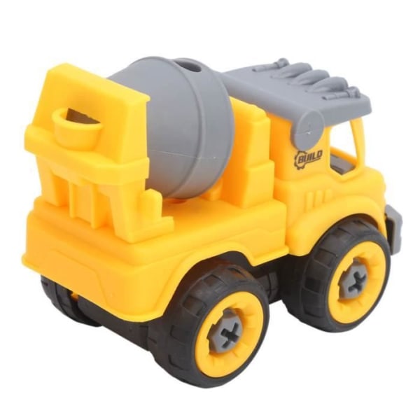 Fdit Engineering Car Toy Engineering Truck Toy DIY Avtagbar bilmodell Barnleksak