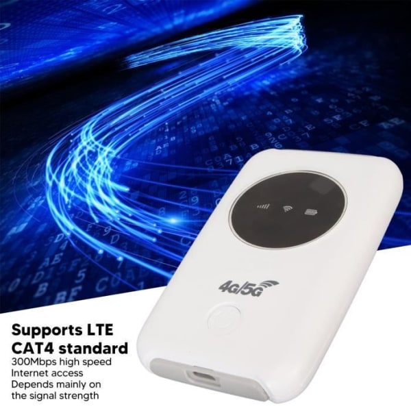 HURRISE 4G LTE USB WiFi-modem 4G LTE WiFi-router, bärbar höghastighets mobil nätverkshotspot med datorbox