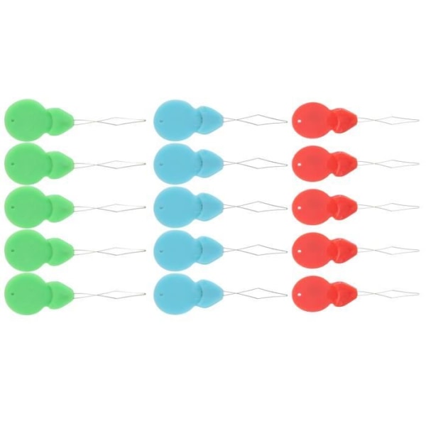 HURRISE Nålträdare i plast 100 st Nålträdare Enkel sömnad ståltråd Gör-det-själv-verktyg Nålträdare i plast
