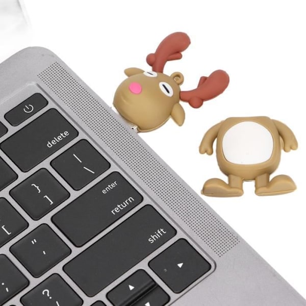 HURRISE USB-minne USB-minne Lätt bärbar Säker Pålitlig Utsökt PVC Jul USB-minne Datorminneskort 32GB