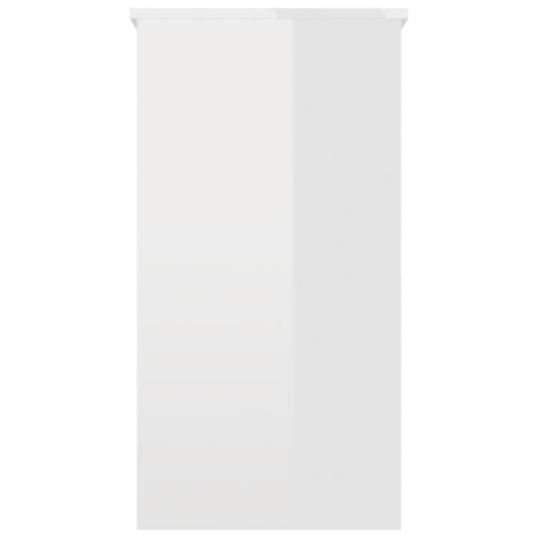 BEL Skrivbord Blank vit 80 x 40 x 75 cm Spånskiva 9375306336582