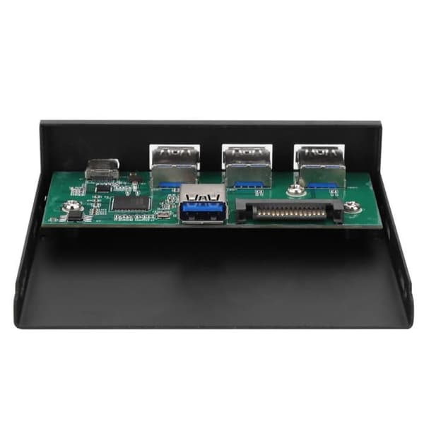 HURRISE Expansionspanel 3-portar USB3.0 + 1 port USB3.1 Typ-C