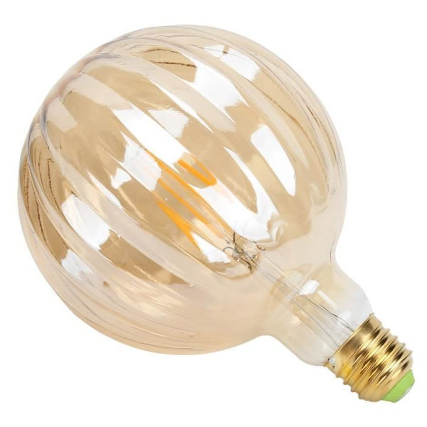 HURRISE LED Glödlampa Antik Glödlampa 4W G125 E27 Vattenmelonformad LED Glödlampa Heminredning 220V