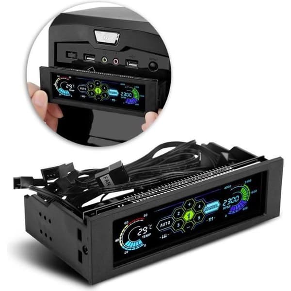 5-fläkthastighetskontroll CPU temperatursensor Datorkylning