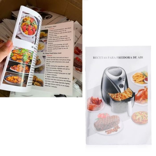 YIC Air Fryer Recept Air Fryer Cookbook 32 Recept Färgbilder Praktisk kokbok