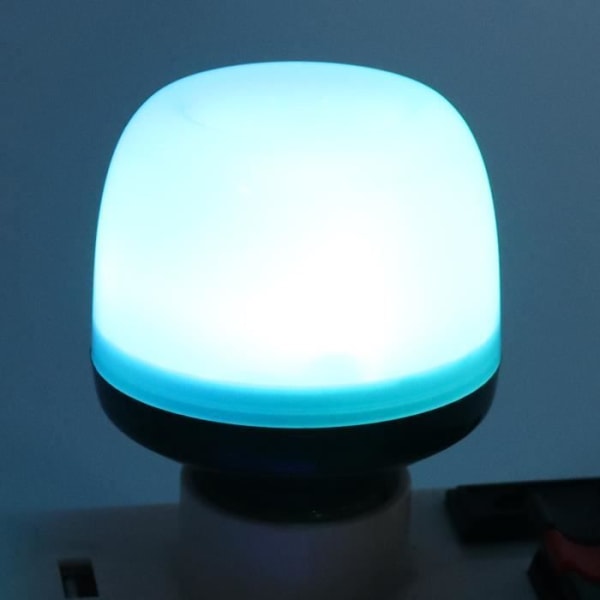 HURRISE RGB-glödlampa 5W E27 16 färger RGBW Färgglad RGBW-lampa med fjärrkontroll för hembelysning 85-265V