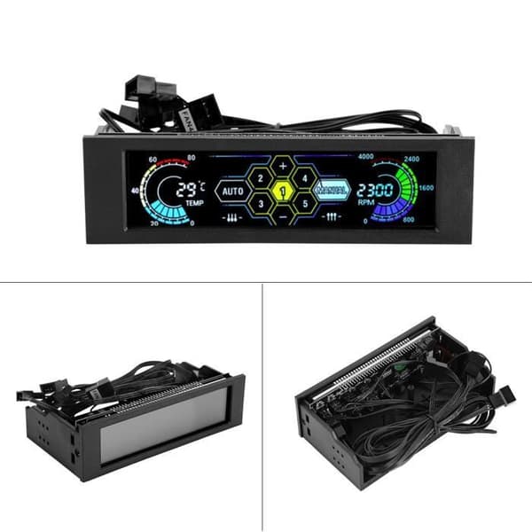 5-fläkthastighetskontroll CPU temperatursensor Datorkylning
