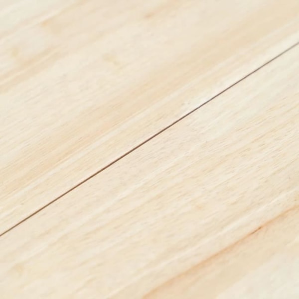 BEL Vitt och brunt matbord 106 x 75 cm Stomme av massivt trä MDF bordsskiva 9375306249295