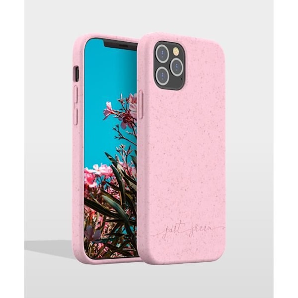 Baby Pink biohajoava kotelo iPhone 12/12 Prolle, Just Green