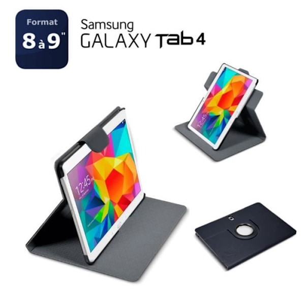 Porttimallit Galaxy Tab 4 Case 360 -pyörivä 8"...