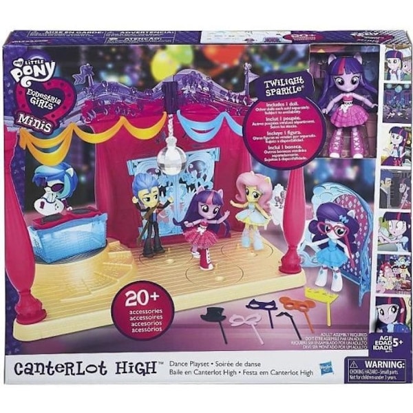 My Little Pony Equestria Girls Minis A at the Disco - Hasbro - Barnleksak - Över 20 tillbehör Flerfärgad