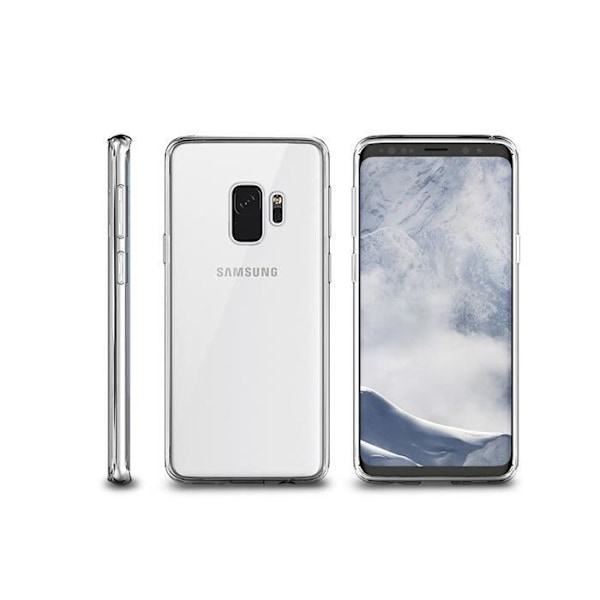 HYBRID CLEAR CASE MED ANTI-RIDSBEHANDLING SAMSUG GALAXY S9