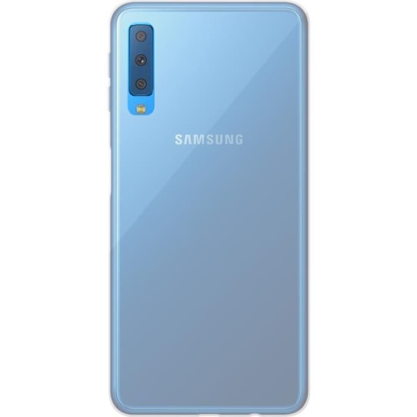 Transparent halvstyvt skal för Samsung Galaxy A7 2018
