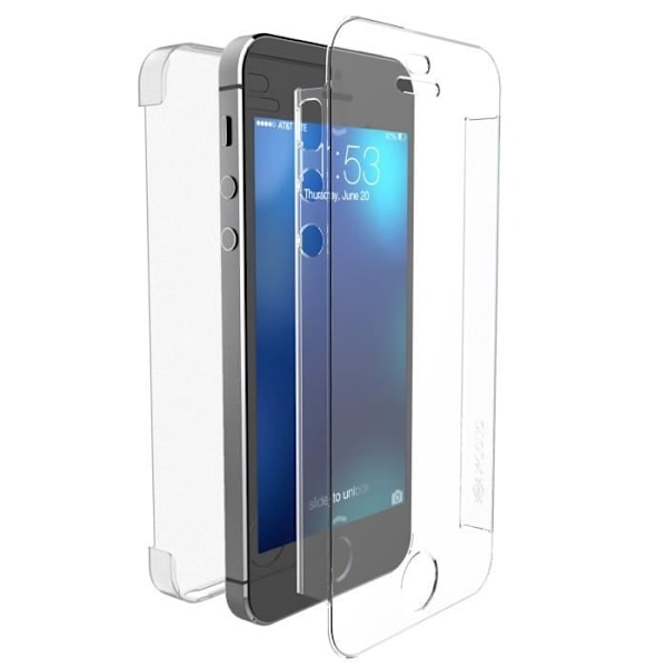 XDORIA Defense 360 ° taske til iPhone 5 / 5S / SE - gennemsigtig