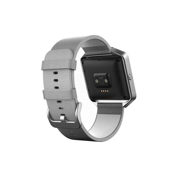 FITBIT Luxury Collection -nahkaranneke BLAZElle - Mist Grey - koko S Dimgrå