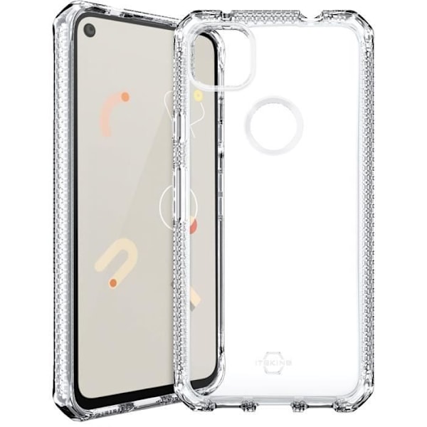 Forstærket Spectrum Clear Transparent Cover til Google Pixel 4A Itskins