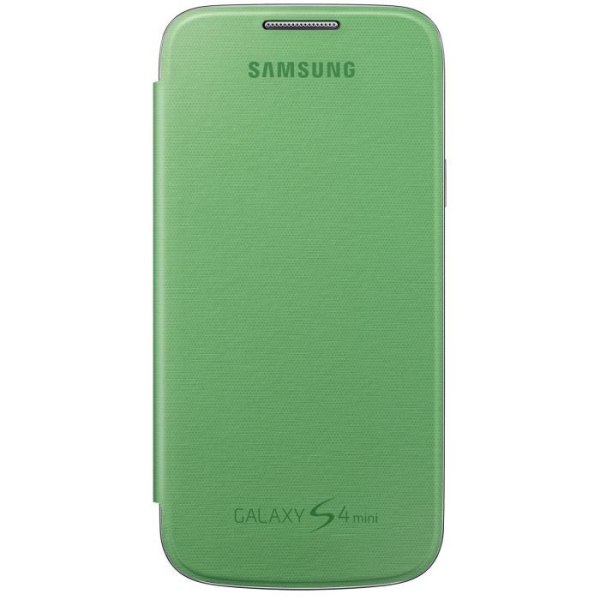 SAMSUNG Flip Case EF-FI919BG till Samsung Galaxy S4 Mini - Grön