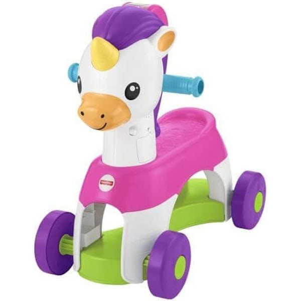 FisherPrice Nya Unicorn Ride-on musikaliska ridleksaker 1:a åldern en åkande för att förbättra barnets balans