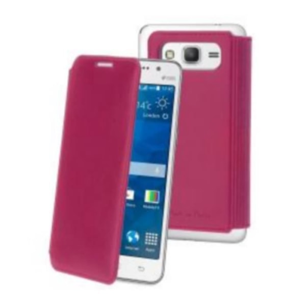 MUVIT Taske - Luksus - Fuchsia - Til Samsung Galaxy Grand Prime