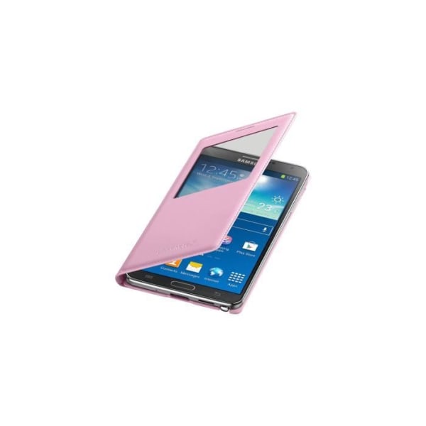 Samsung Clear Cover fodral rosa Note 3