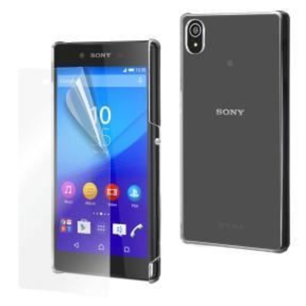 kirkas kotelo + karkaistu lasi SONY XPERIA Z5:lle