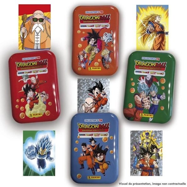 Dragon Ball -kauppakortit - PANINI - Universal Collection - Metallirasia 32 korttia + 2 rajoitettu erä