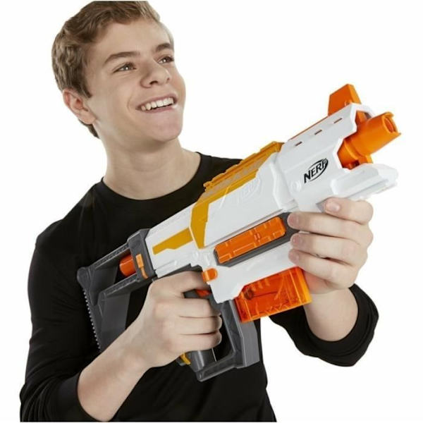 NERF MODULUS - Recon - Mukautettava 4-in-1-ase lisävarusteineen Vitt, grått och orange