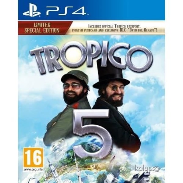 PS4-spel - Tropico 5 - Simulering - Resurser - Förvandla dina byggnader till moderna strukturer - 16+