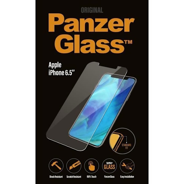 PanzerGlass 2639, klar skærmbeskytter, Apple, iPhone Xs Max, Ridsefast, Stødsikker, 1 stk.