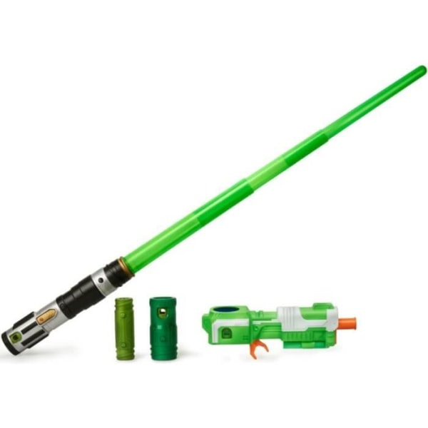 STAR WARS - Ljussabel med integrerad blaster - HASBRO - Anpassningsbar - Grön