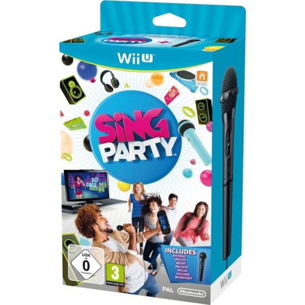 Sing Party + Mikrofon Wii U-spel Vit