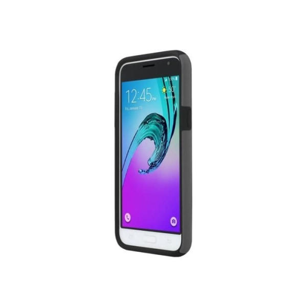 Incipio DualPro - Beskyttende mobiltelefon cover - Plextonium, dLAST TPE - grå, sort - til Samsung Galaxy J3 (2016)