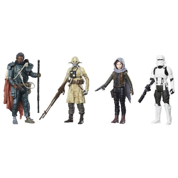 STAR WARS Rogue One - Pakke med 4 10 cm figurer