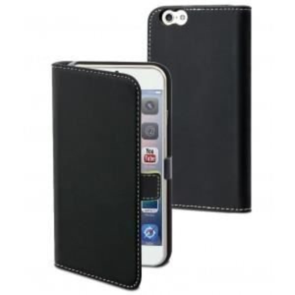 MUVIT Slim Case - Svart - För Apple Iphone 6, 6s +