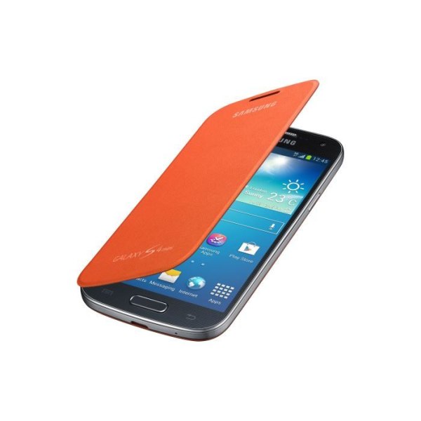 SAMSUNG EF-FI919BO Flip Fodral till Samsung Galaxy S4 Mini - Orange