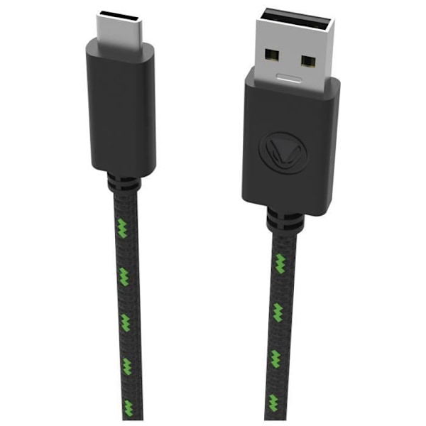 SNAKEBYTE SB916274 USB-KAAPELI 3 M USB 2.0 USB C USB A MUSTA, VIHREÄ